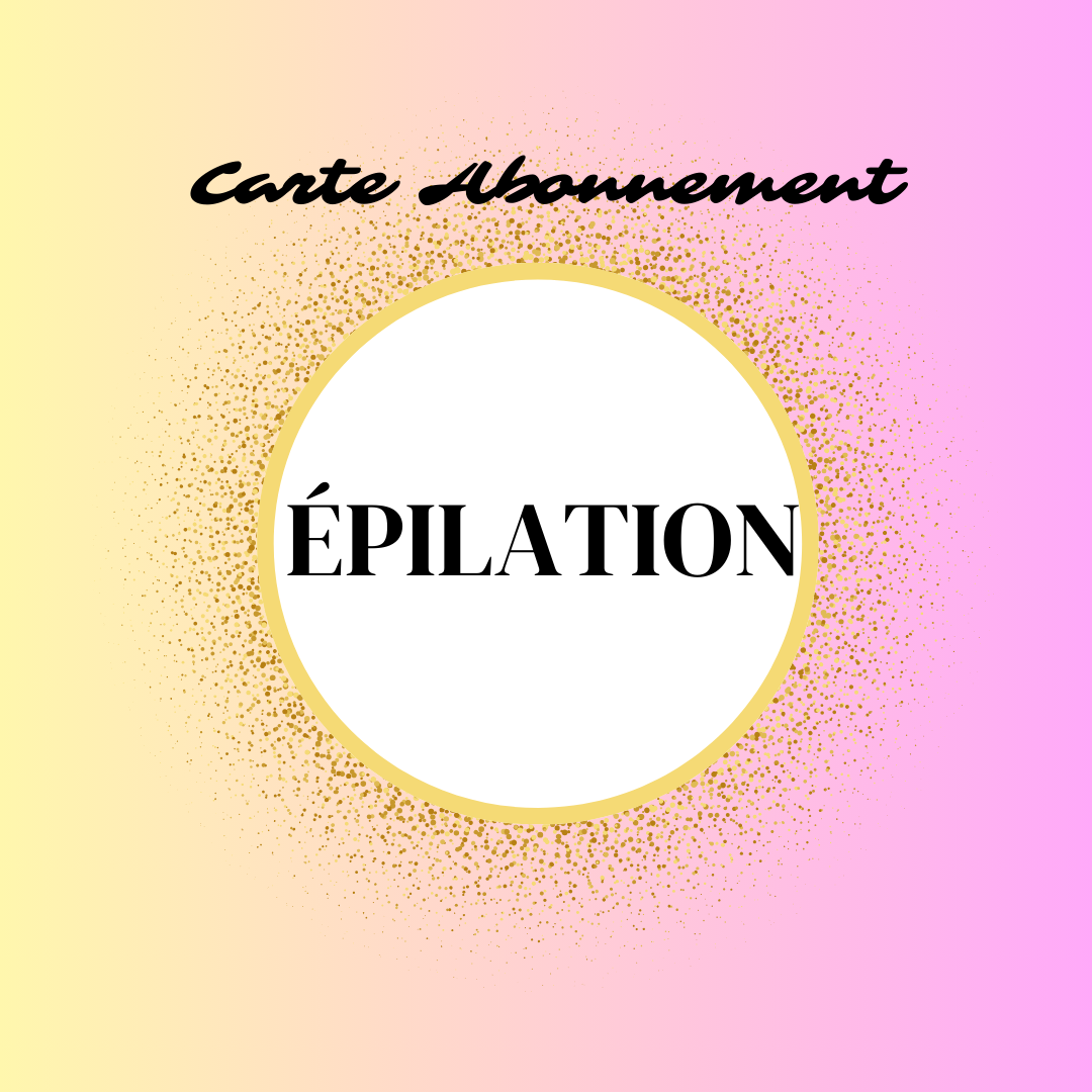 Carte abonnement épilation 6 mois image